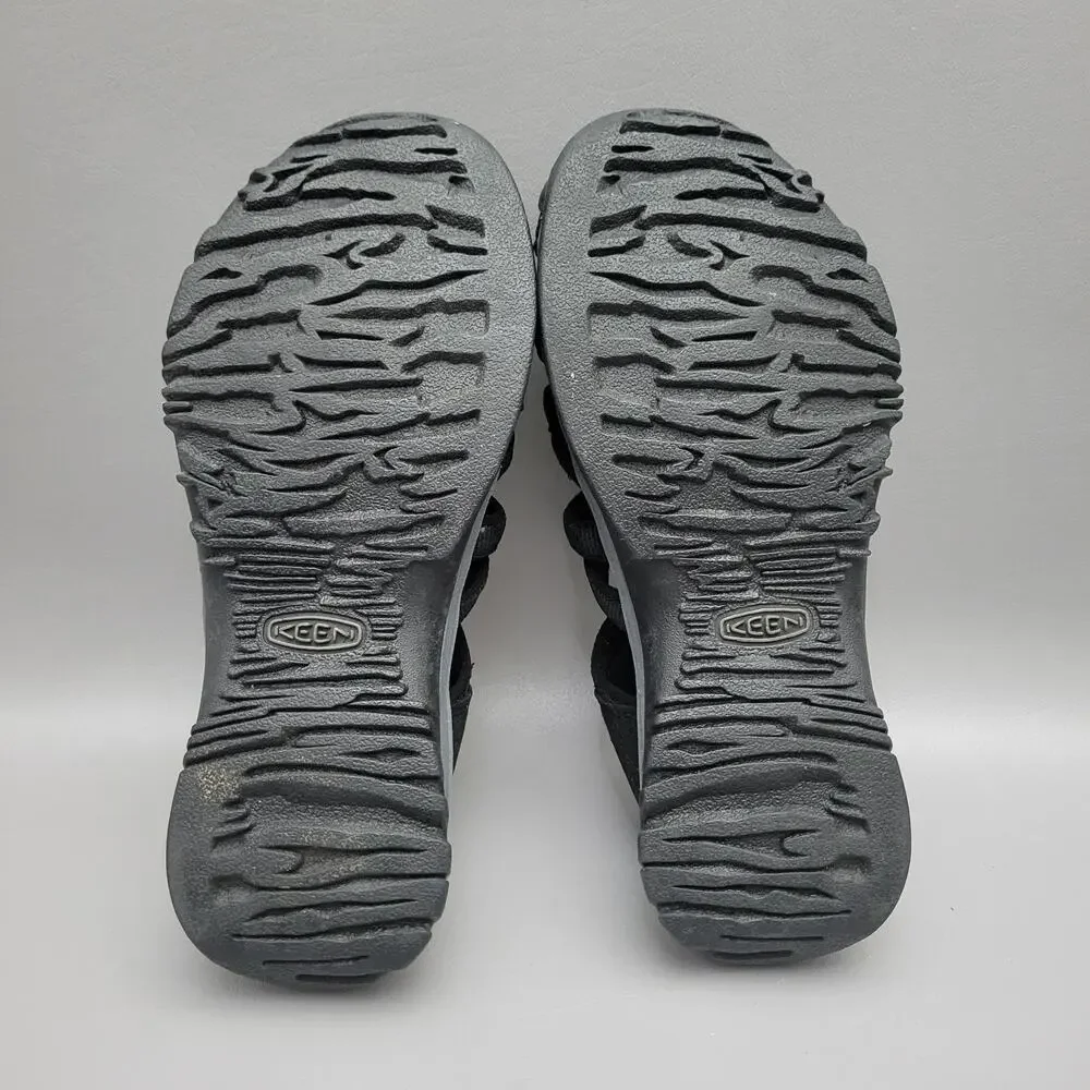 Keen Womens Whisper Sandals Black Size 8.5 Excellent